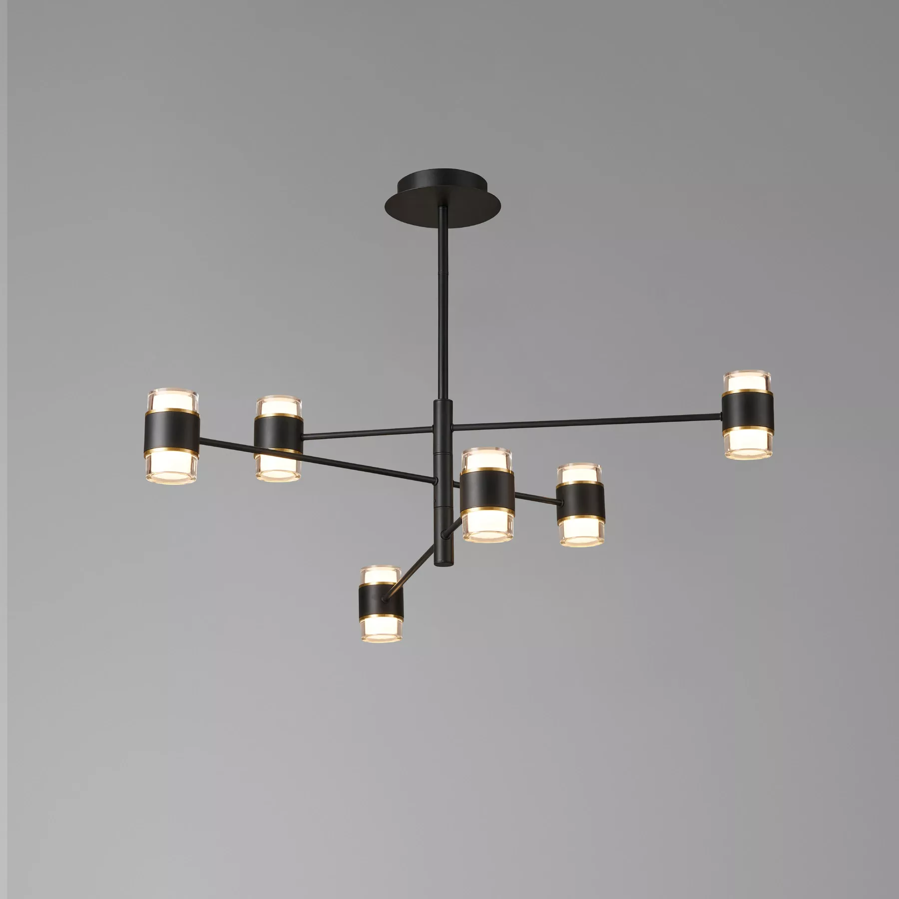 Chandelier 5036/6 Black 4000К