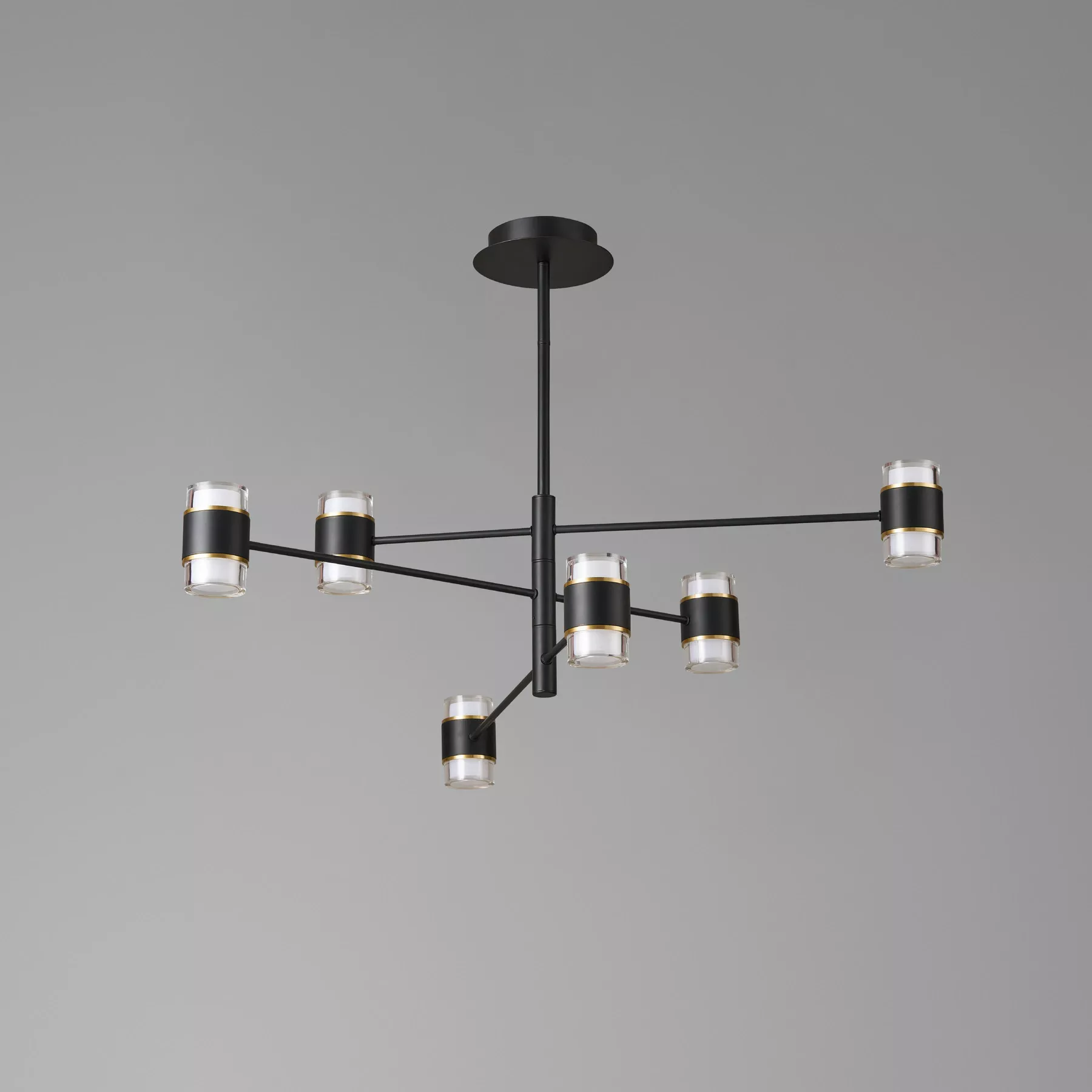Chandelier 5036/6 Black 4000К. Photo 2