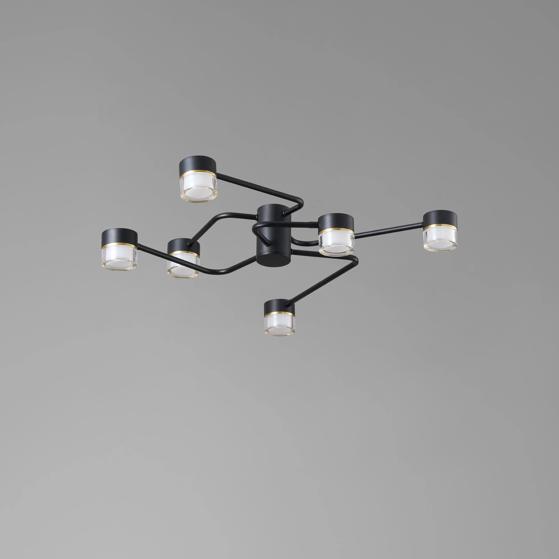 Chandelier 5036/6LQ Black 3000К. Photo 2