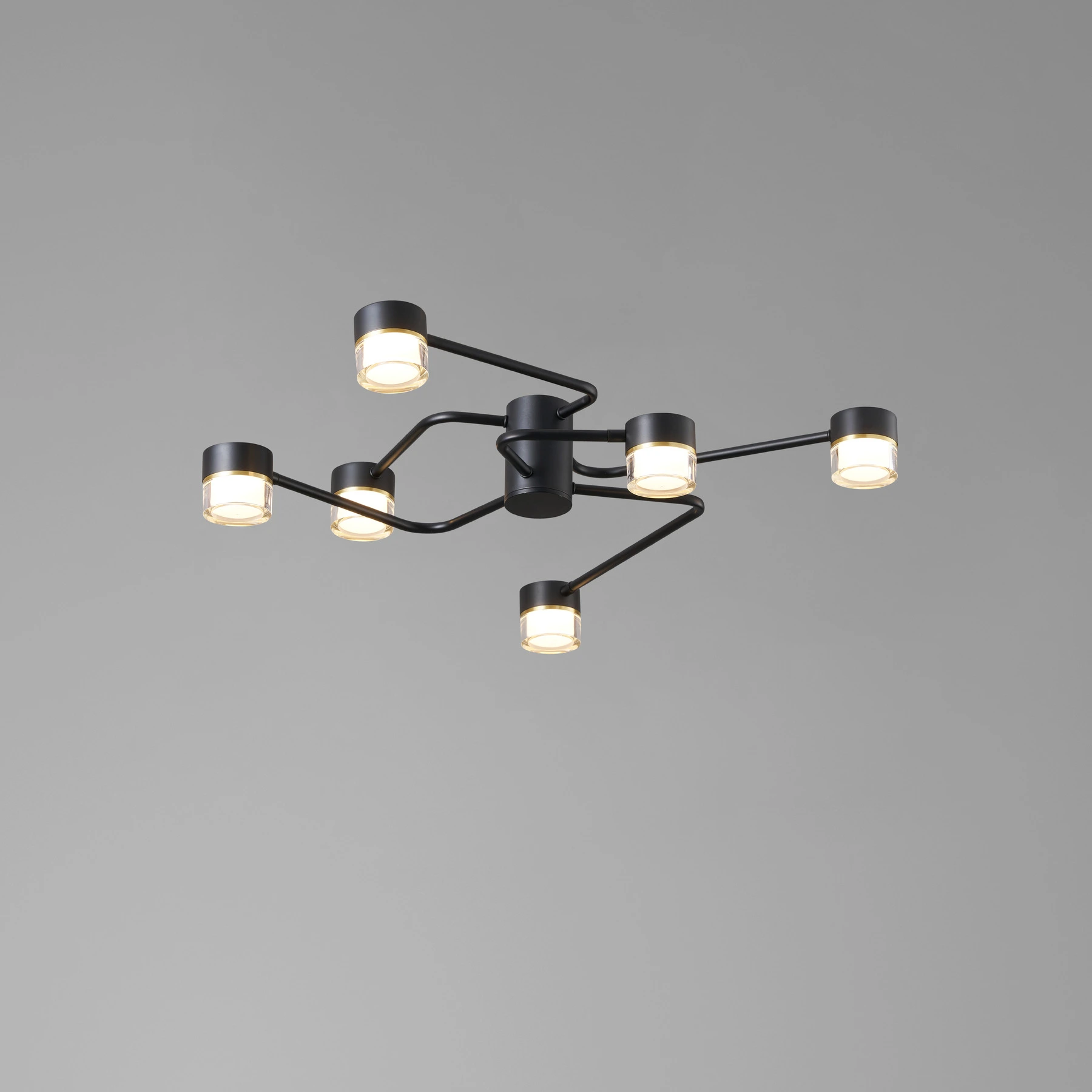 Chandelier 5036/6LQ Black 4000К