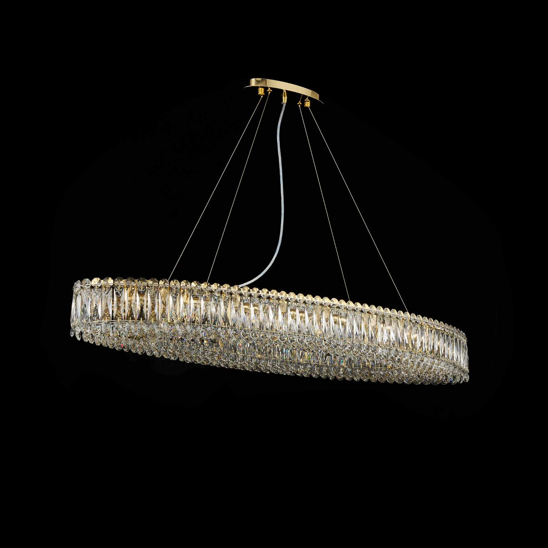 Chandelier 8108/LQ1200*350 S-gold. Photo 2