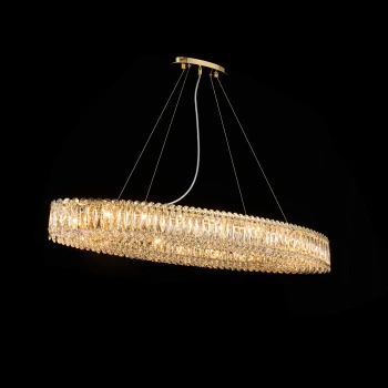 Люстра 8108/LQ1200*350 S-gold