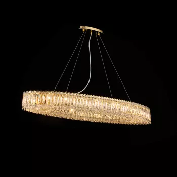 Люстра 8108/LQ1200*350 S-gold