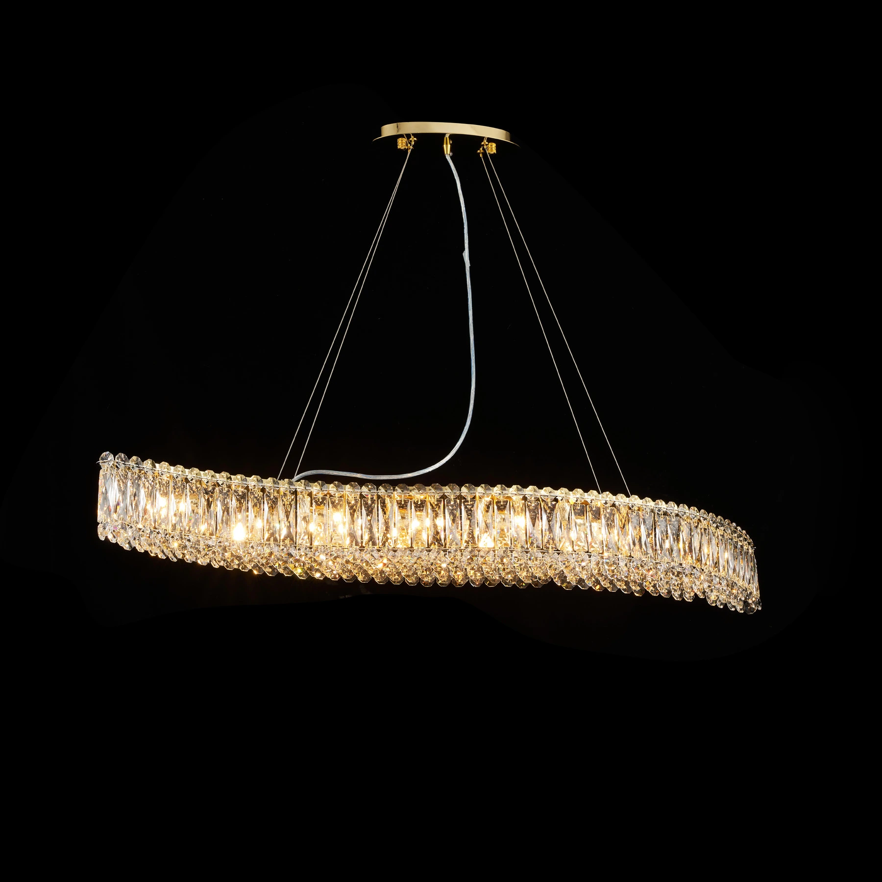 Chandelier 8108/LS1200*280 S-gold