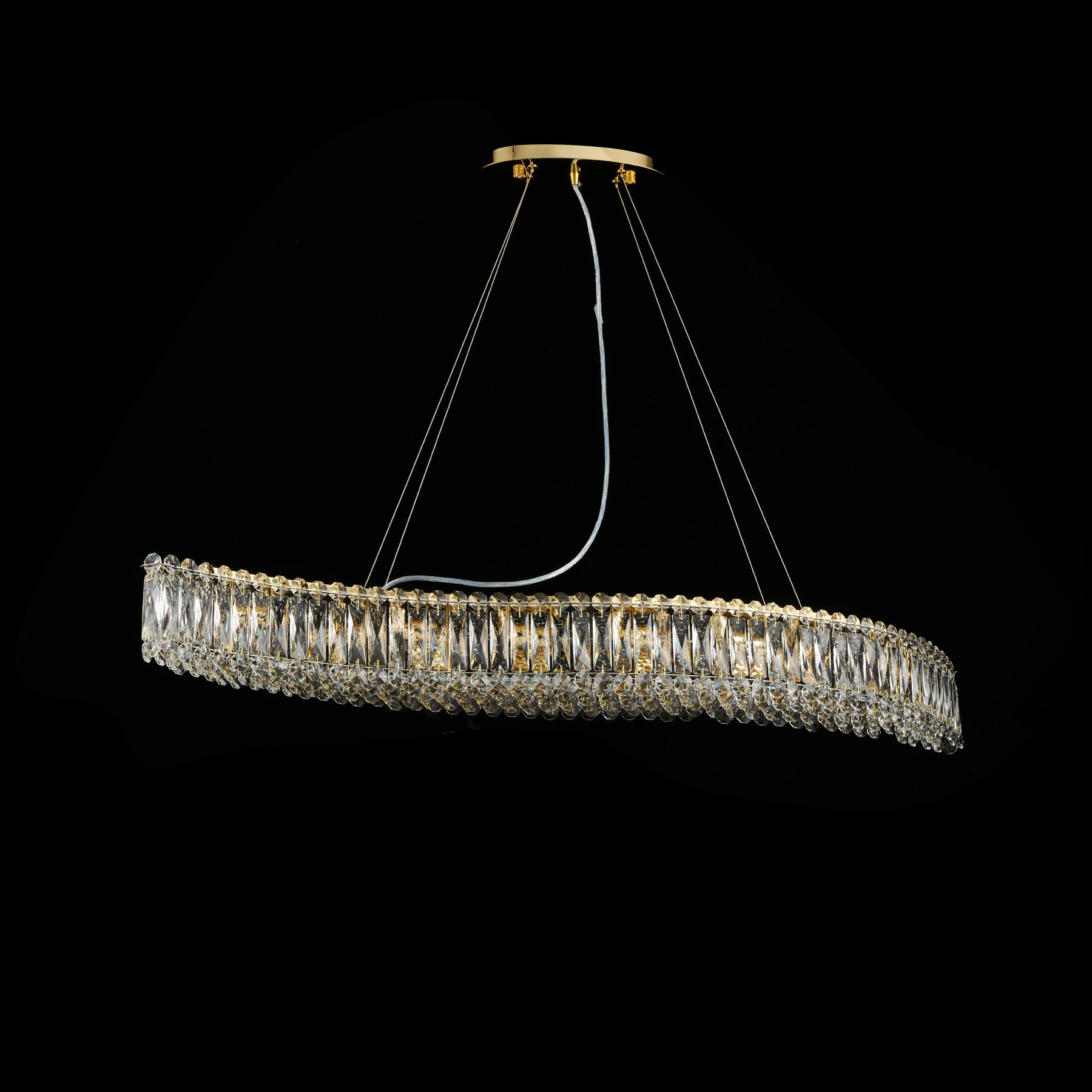 Chandelier 8108/LS1200*280 S-gold. Photo 2