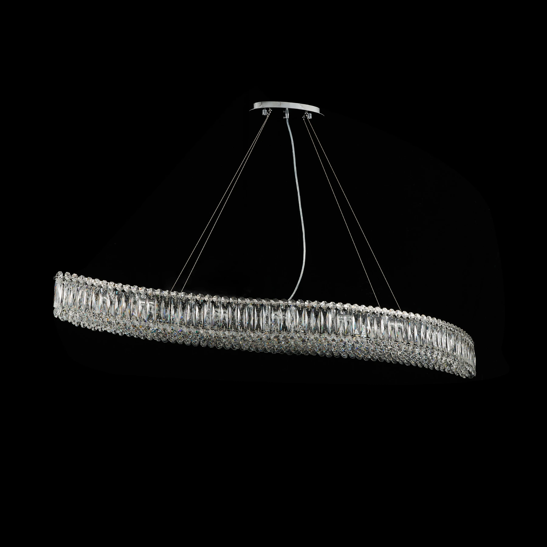 Chandelier 8108/LS1500*350 Chrome. Photo 2