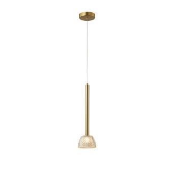 Підвіс 2066/1P Copper gold+ Amber