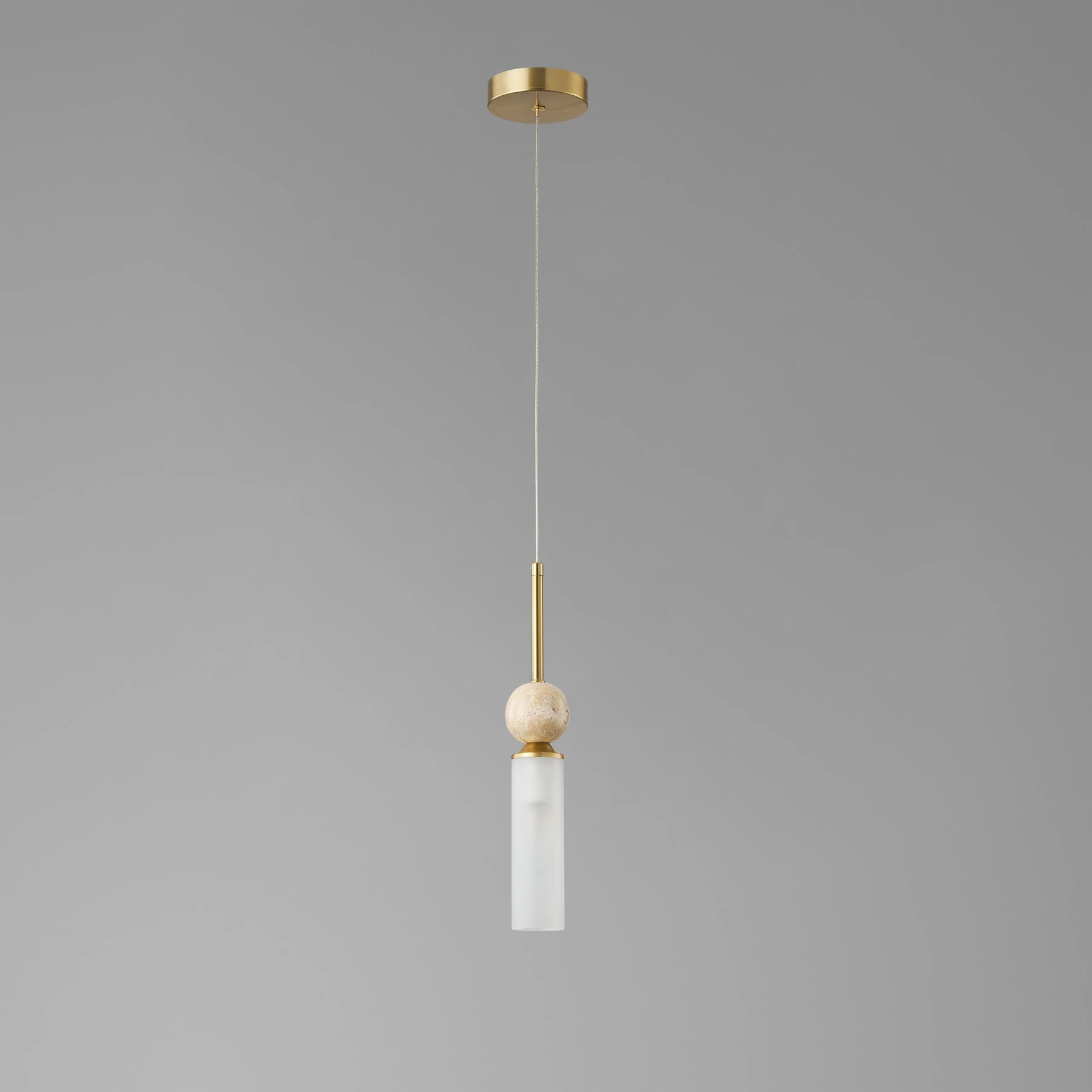 Pendant light 2065/1P Copper gold. Photo 2
