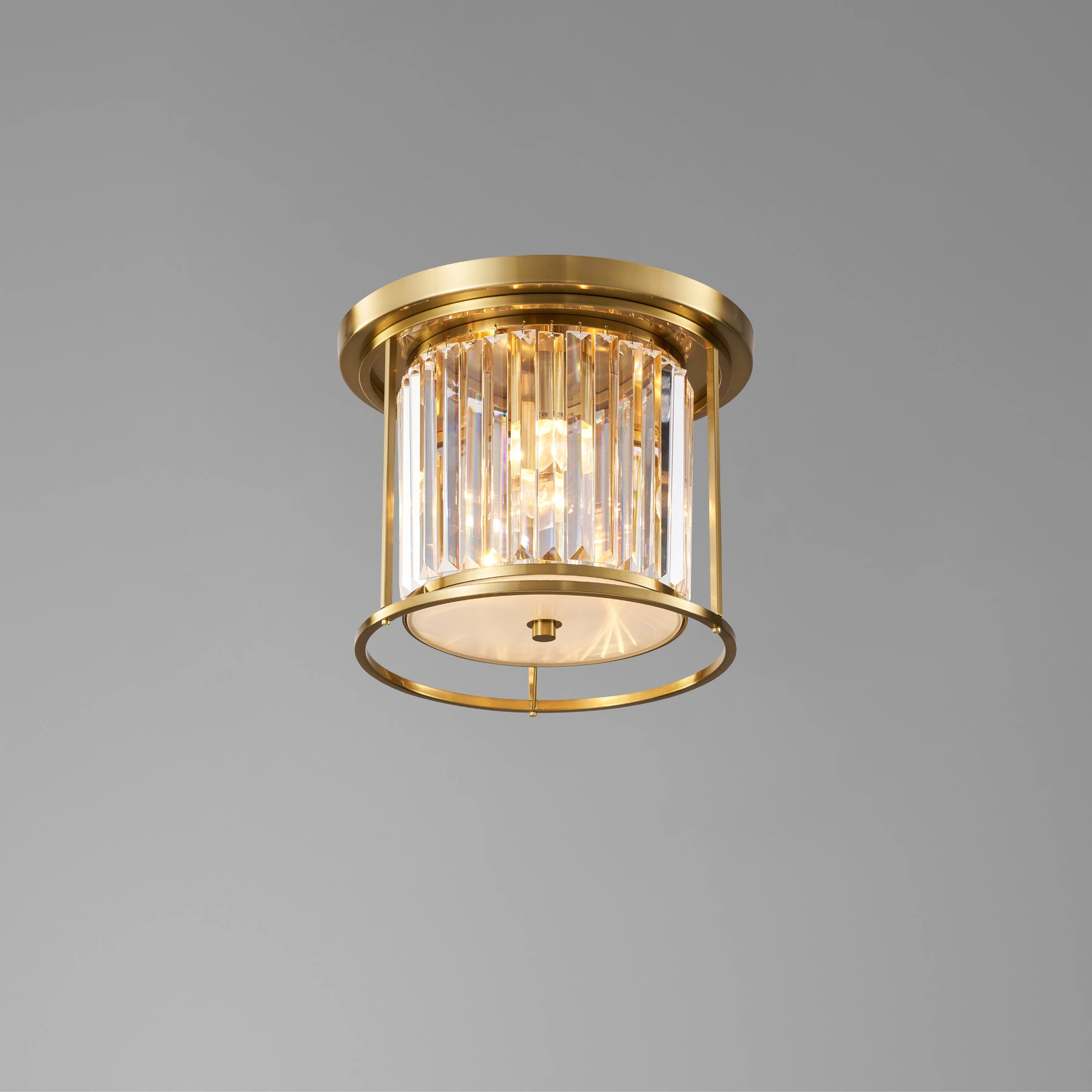 Люстра 1057/D360 Titanium gold