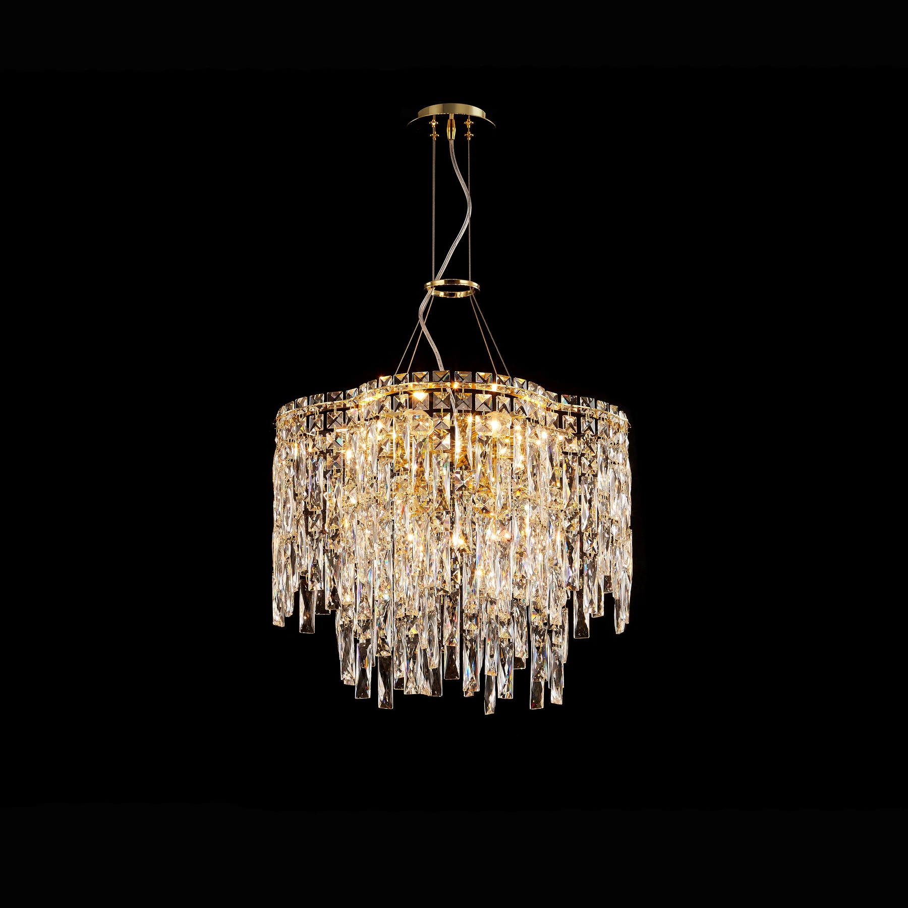 Chandelier 1008/500 SQ H-gold