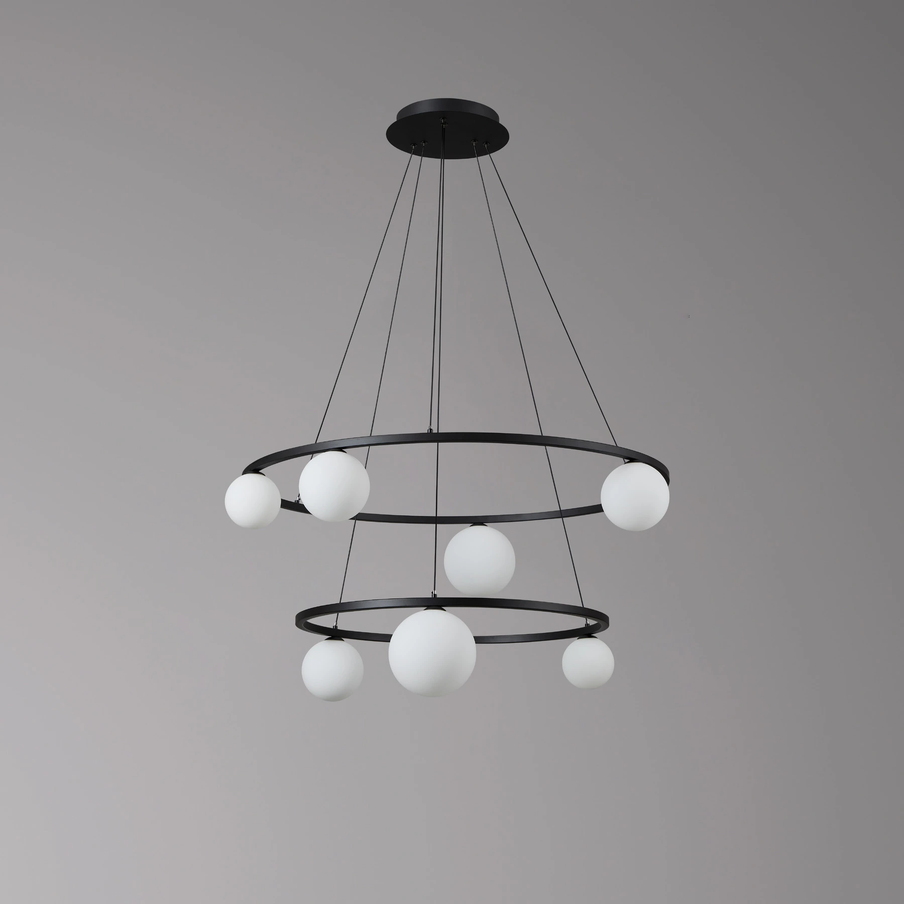Chandelier 6880/60+80 Black (One base). Photo 2