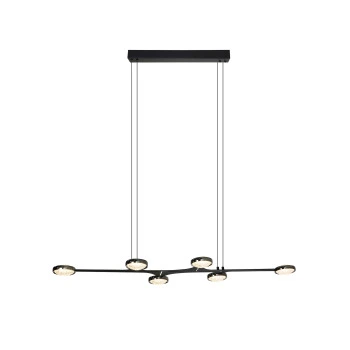 Люстра 2107-L1400 Black+Pearl
