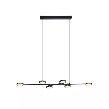 Люстра 2107-L1400 Black+Pearl