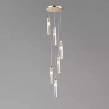 Chandelier 8000-6PB F-gold
