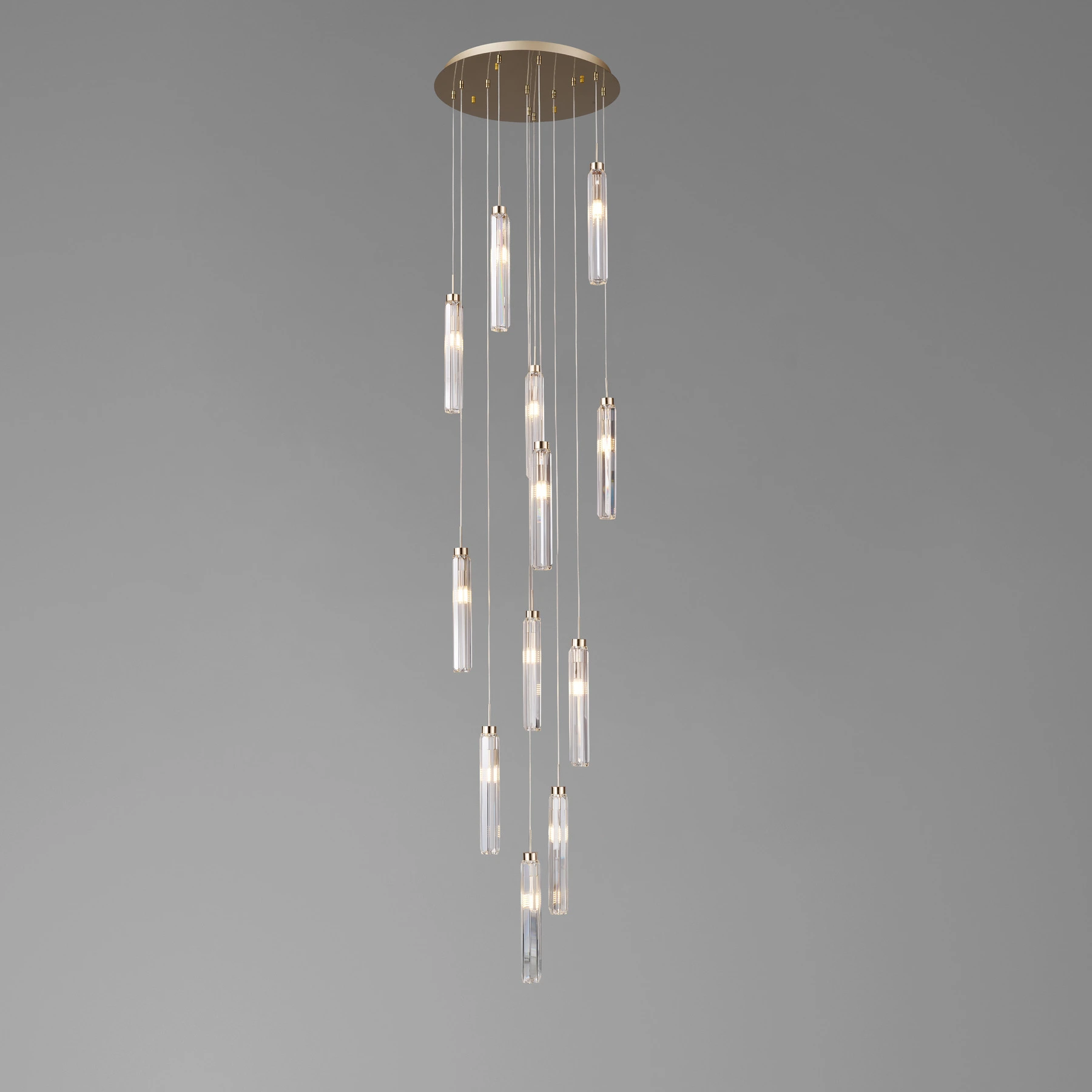 Chandelier 8000-12PB F-gold