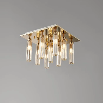 Люстра 8000/9 square F-gold
