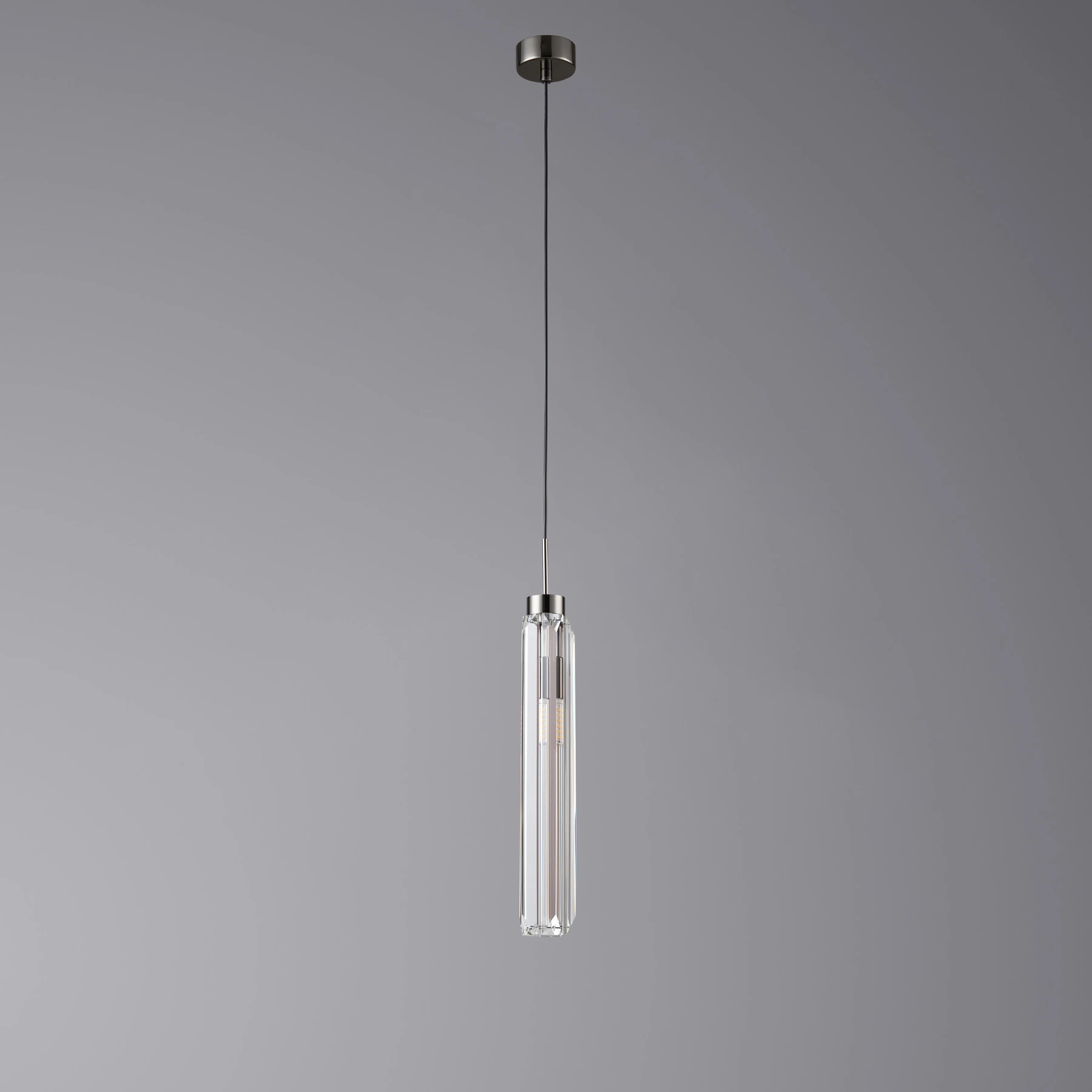 Pendant light 8000-1PB Black Chrome. Photo 2