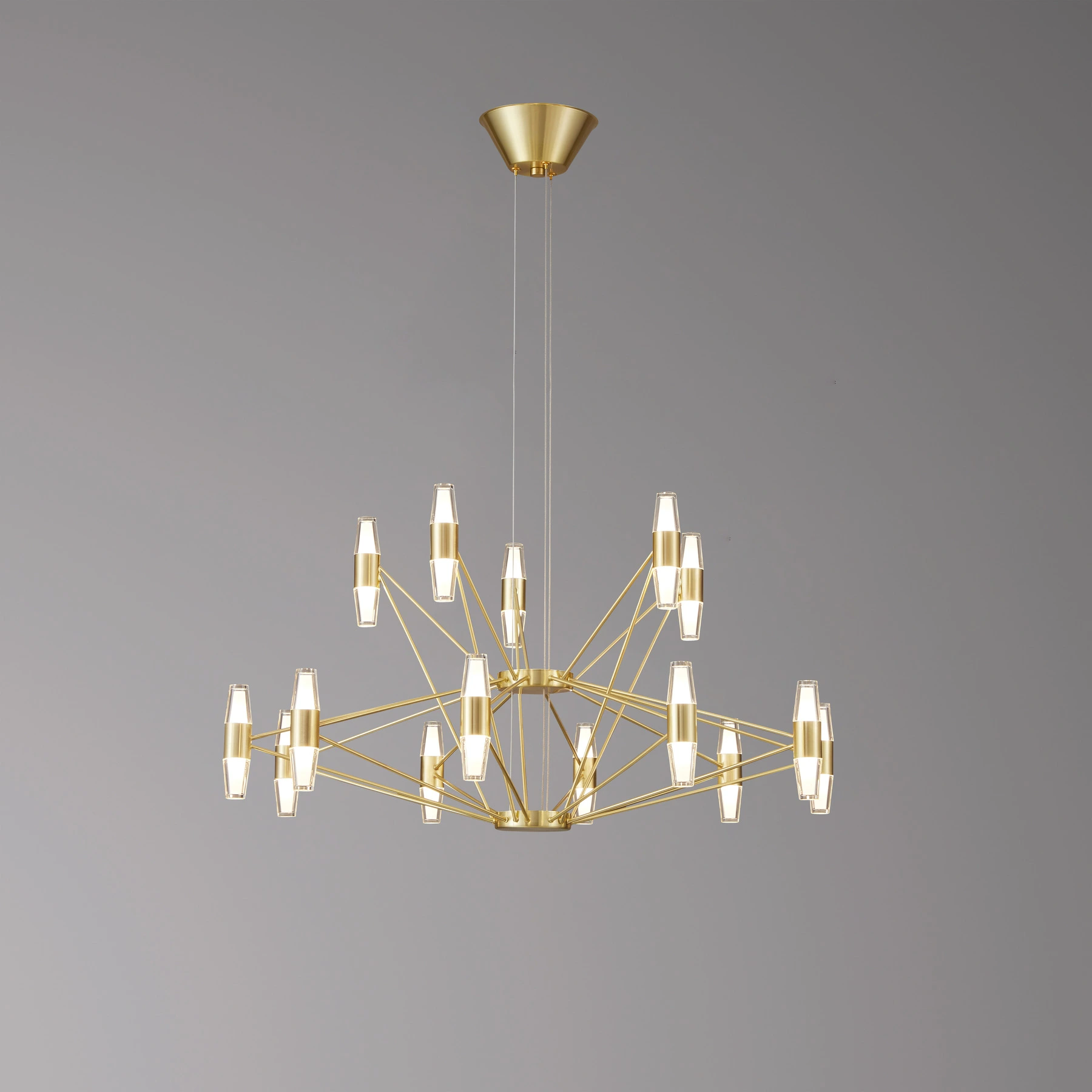 Chandelier 8615-30-Sand gold