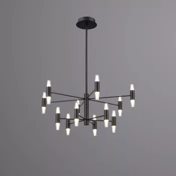 Chandelier 8615-24-Black