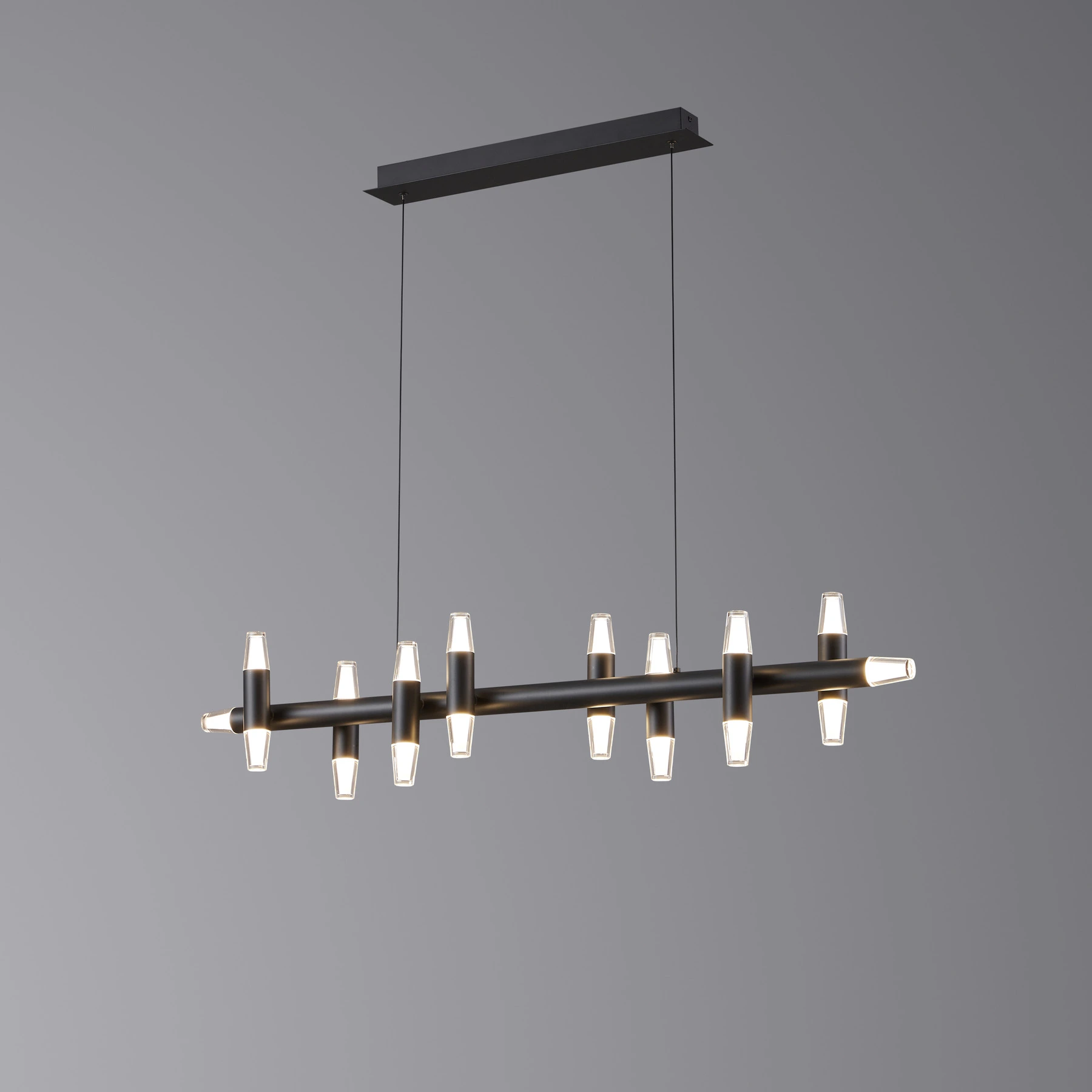 Chandelier 8615-16L-Black