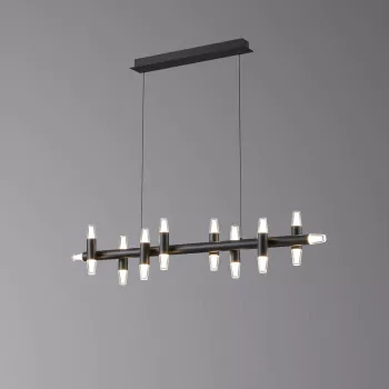 Chandelier 8615-16L-Black