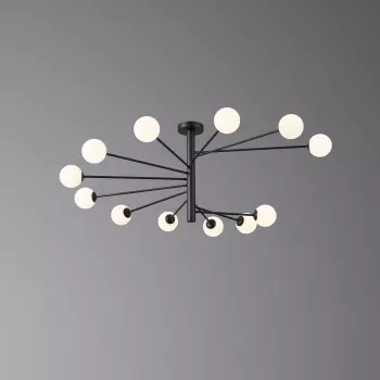Chandelier 2202-12 Black