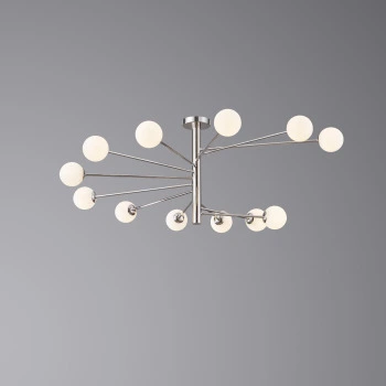 Люстра 2202-12 Nickel