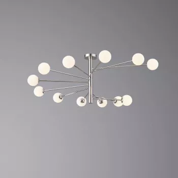 Chandelier 2202-12 Nickel