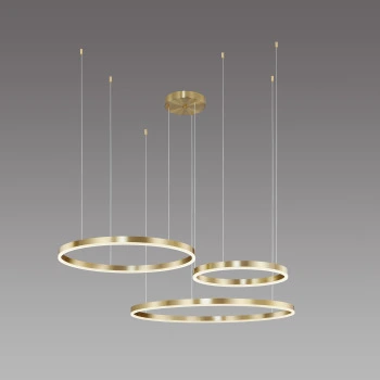 Люстра 4058/40+60+80 Brushed brass