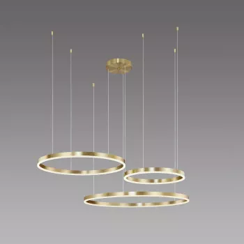 Люстра 4058/40+60+80 Brushed brass