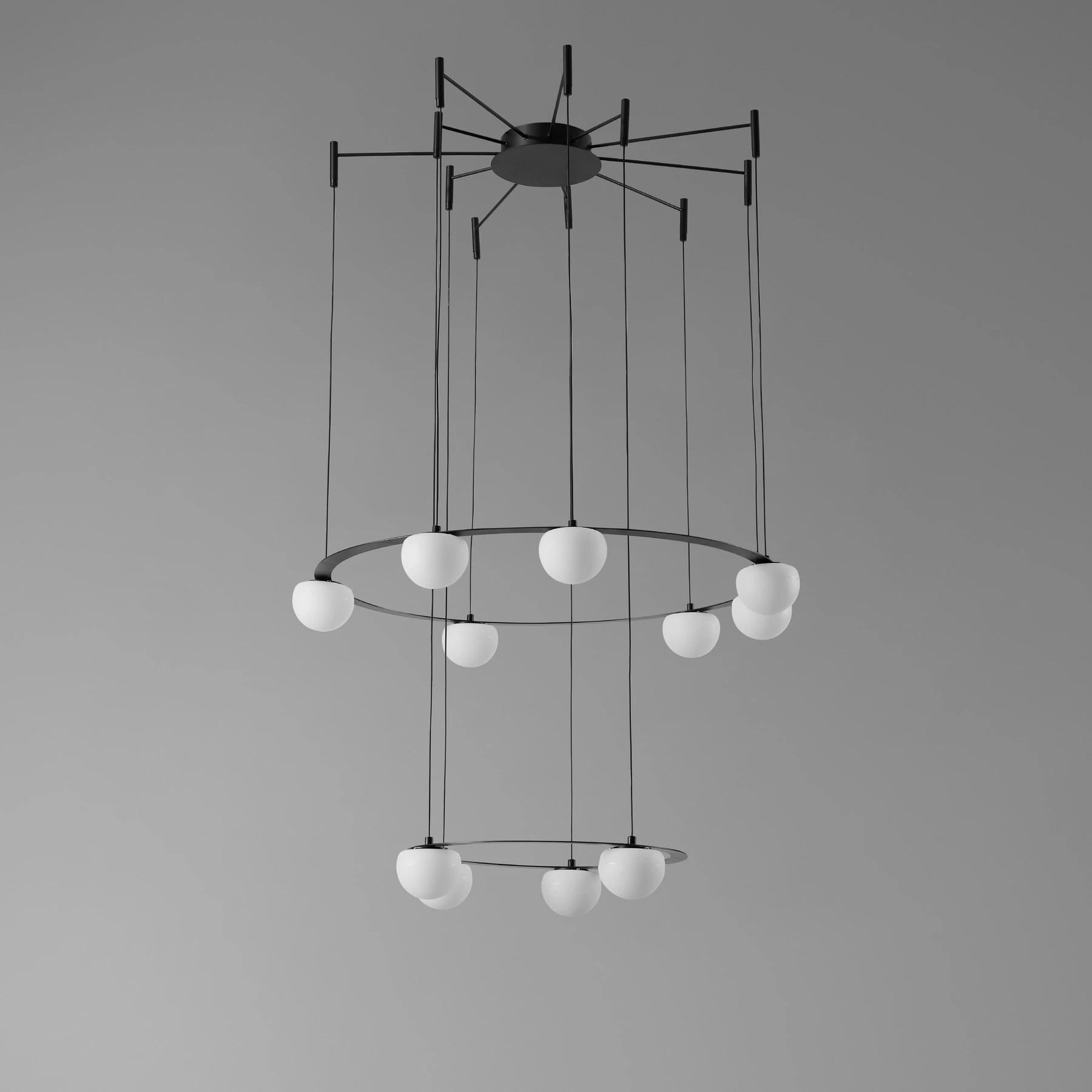 Chandelier 6030/750+ 500 Black. Photo 2