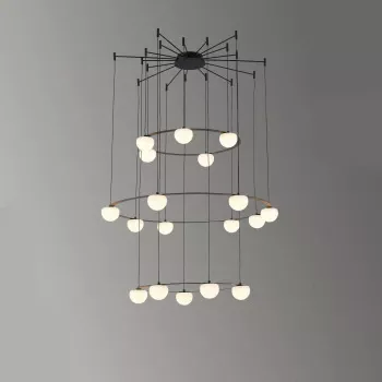 Chandelier 6030/600+ 900+600 Black