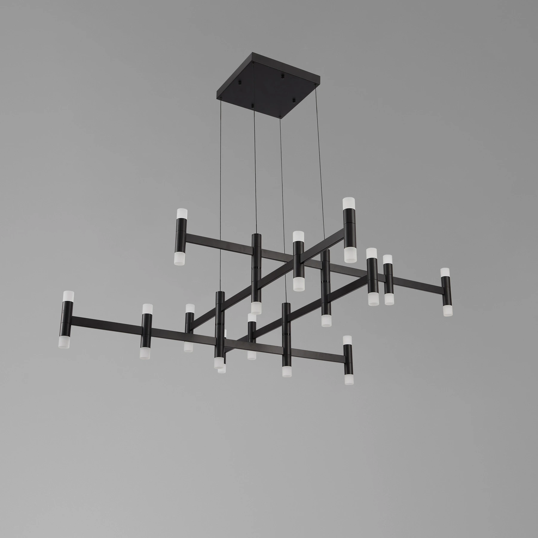 Chandelier 8604/Post-A Black. Photo 2