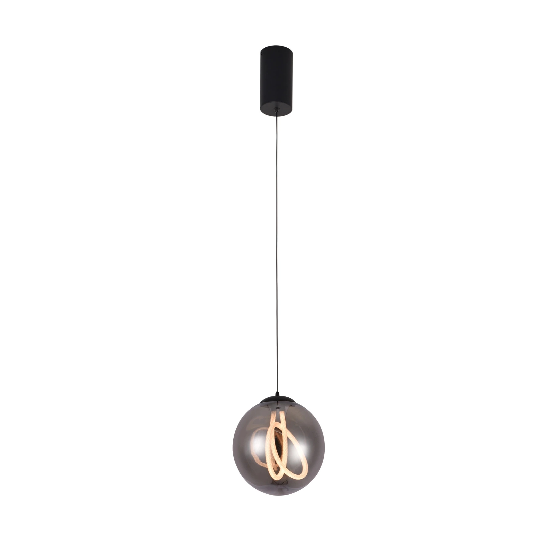 Pendant light 2101-P250 Smoke+Blac