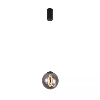 Pendant light 2101-P250 Smoke+Blac