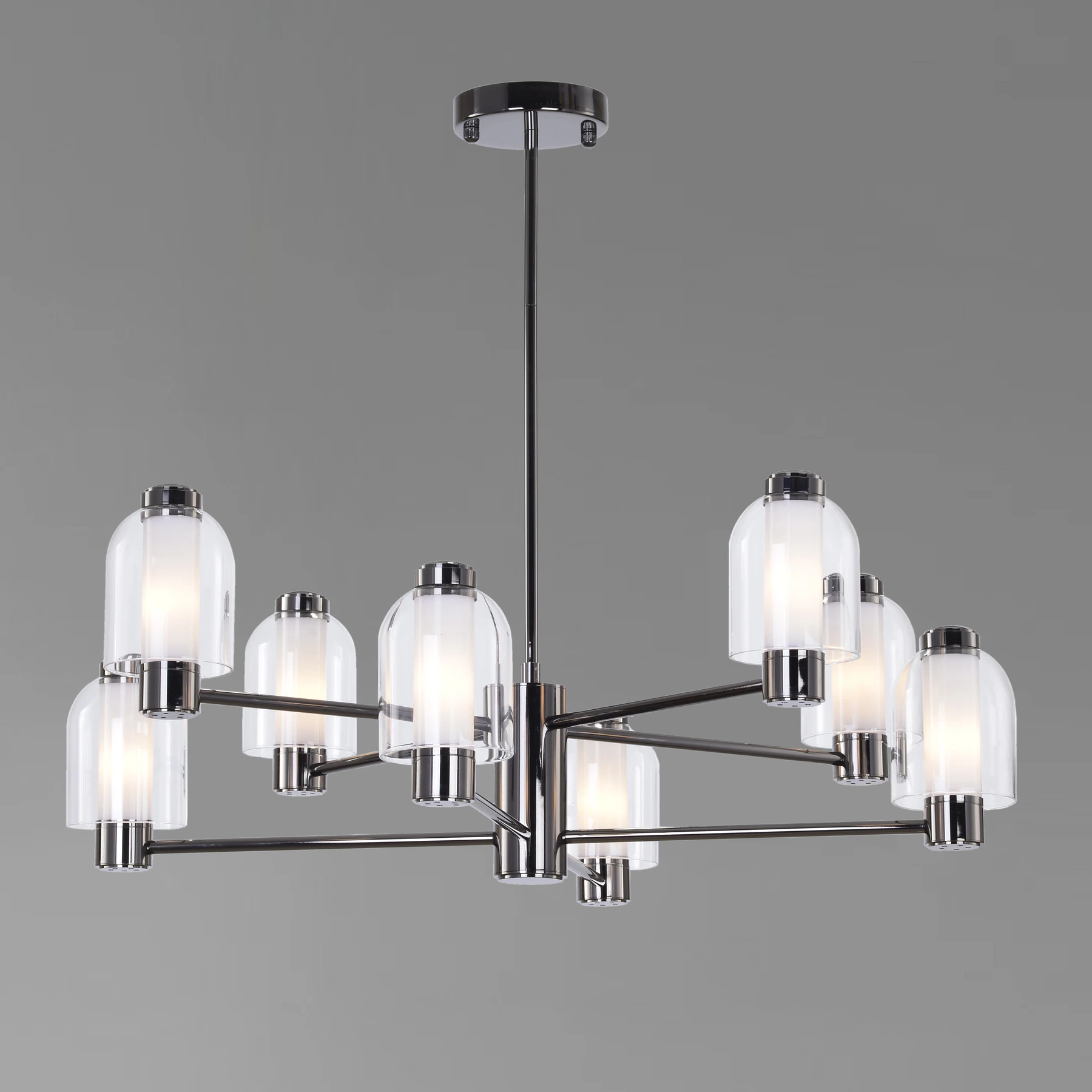 Люстра 5180/8 Black chrome