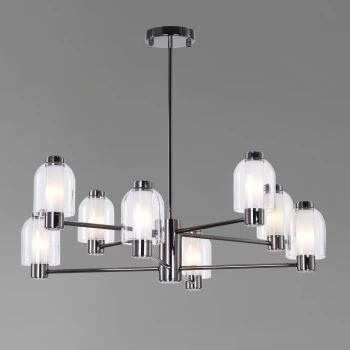Люстра 5180/8 Black chrome