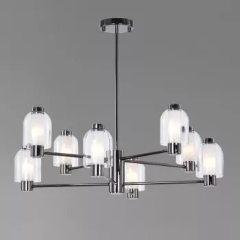 Люстра 5180/8 Black chrome