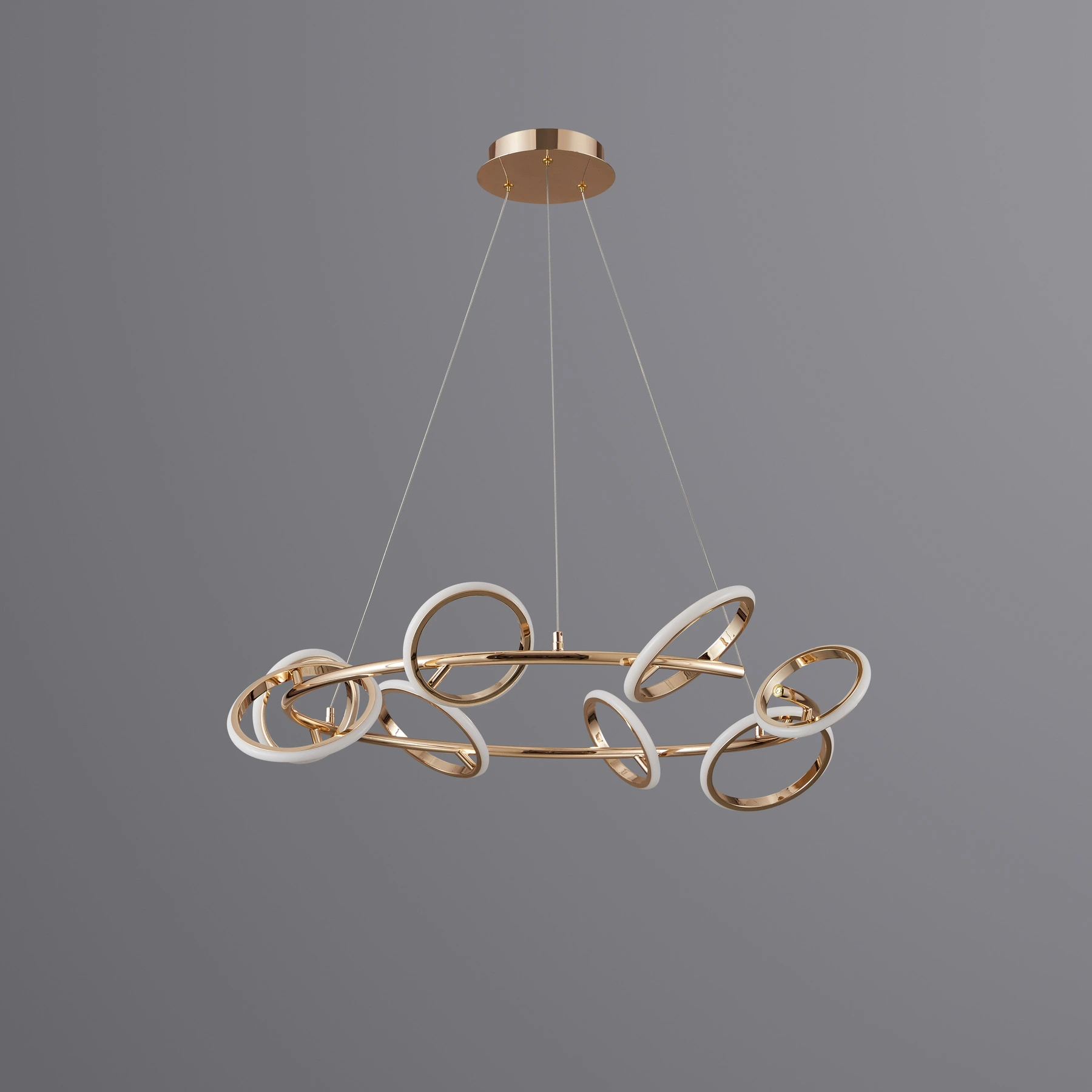 Chandelier 2201-D8 F-gold. Photo 2