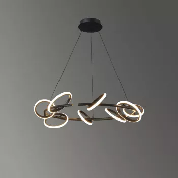 Chandelier 2201-D8 Black