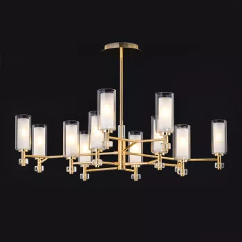 Chandelier 5217/6+6 F-Gold