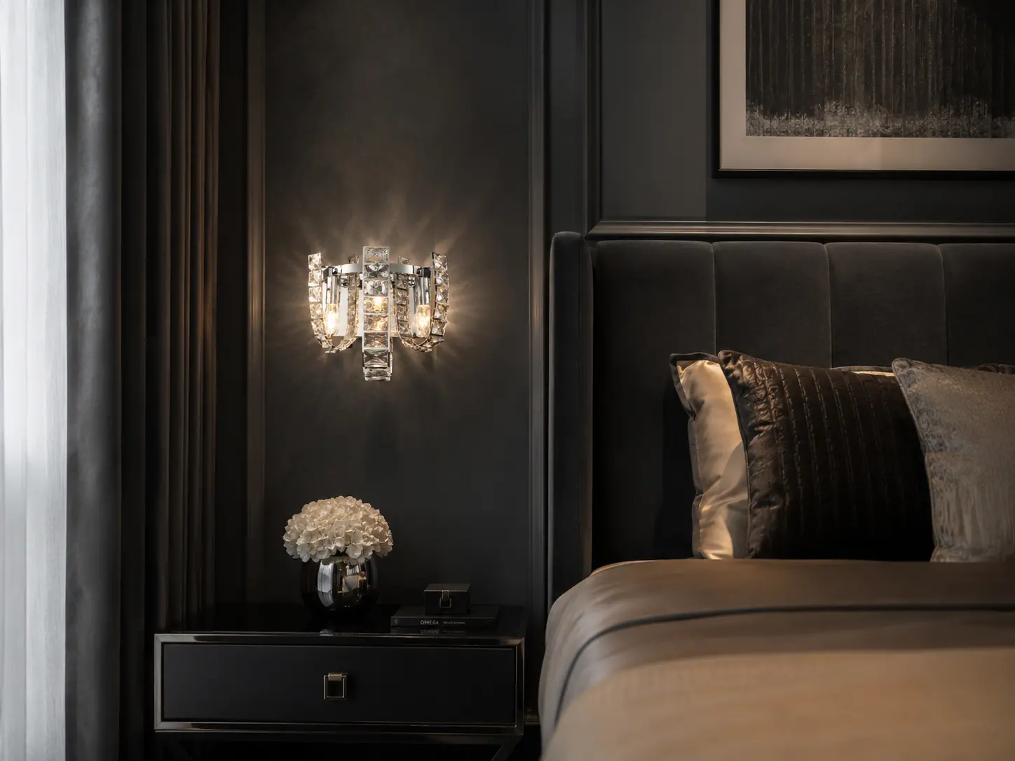 Wall sconce 1015/2W Chrome. Photo 2