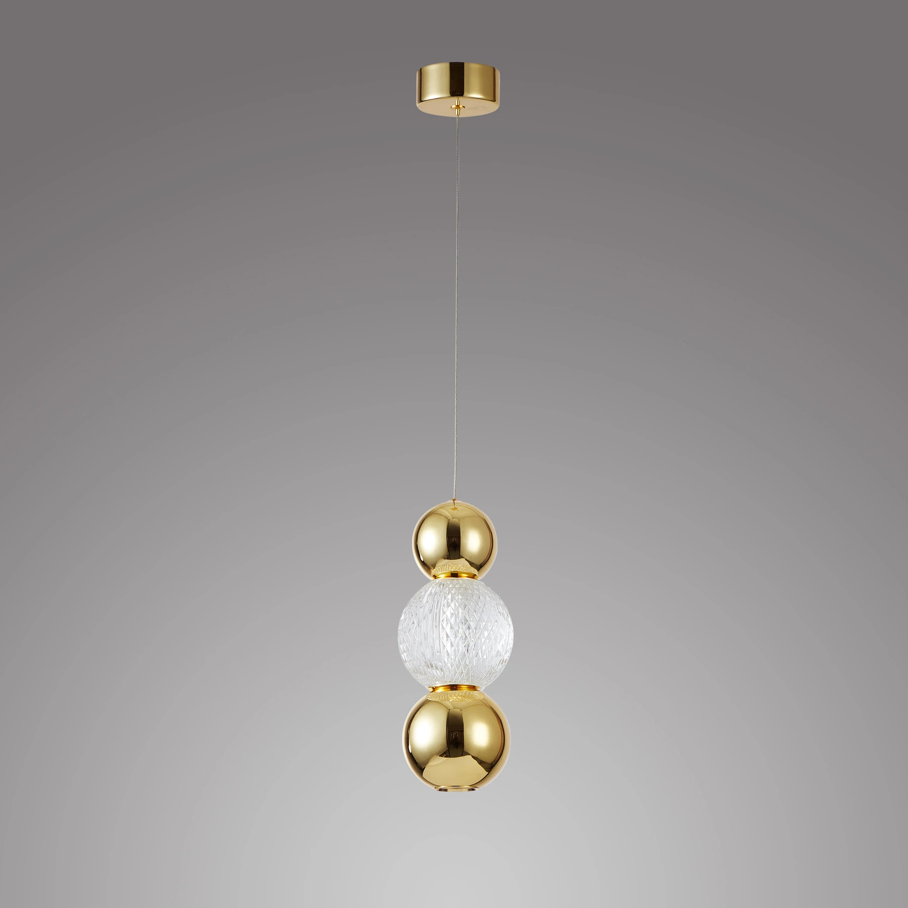 Pendant light 6807/1P-3 S-gold. Photo 2