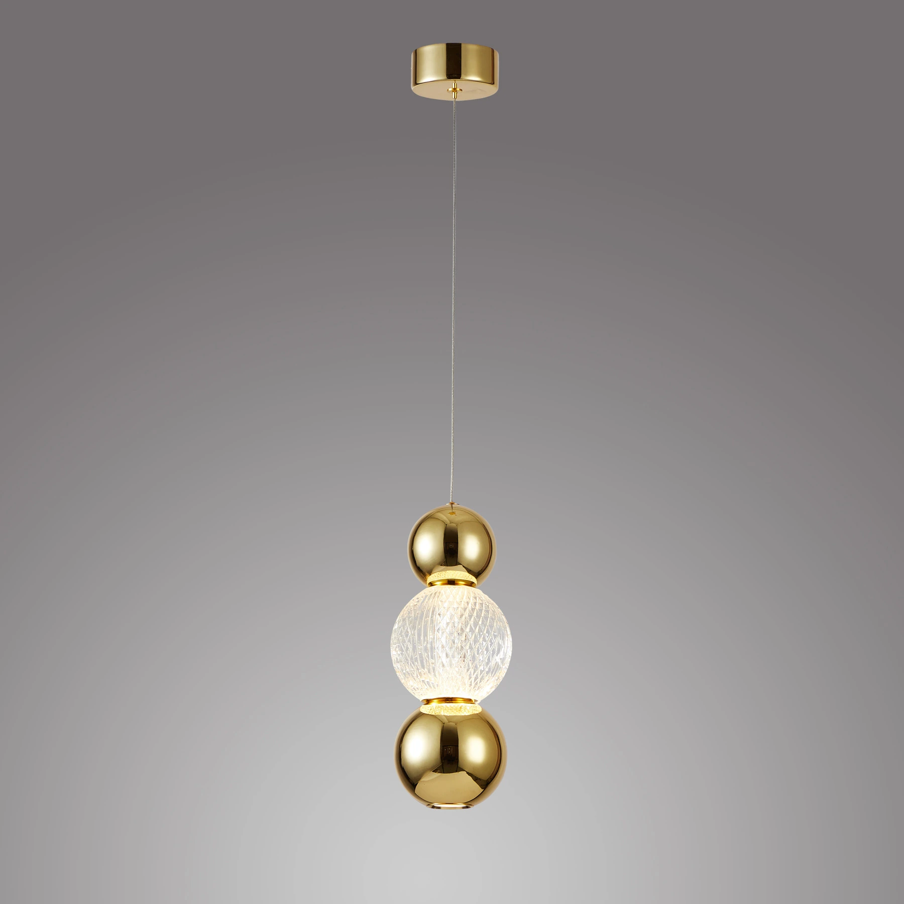 Pendant light 6807/1P-3 S-gold