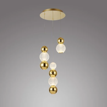 Люстра 6807/3P S-gold