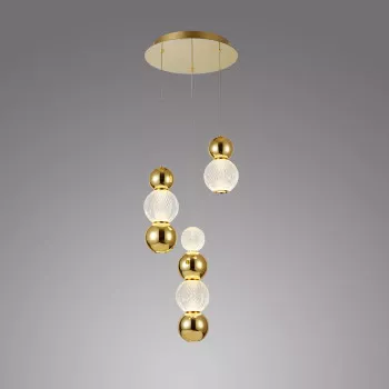 Люстра 6807/3P S-gold
