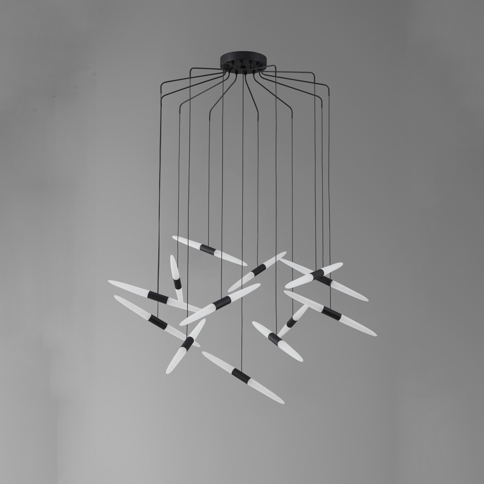 Chandelier 8010-13-Black. Photo 2
