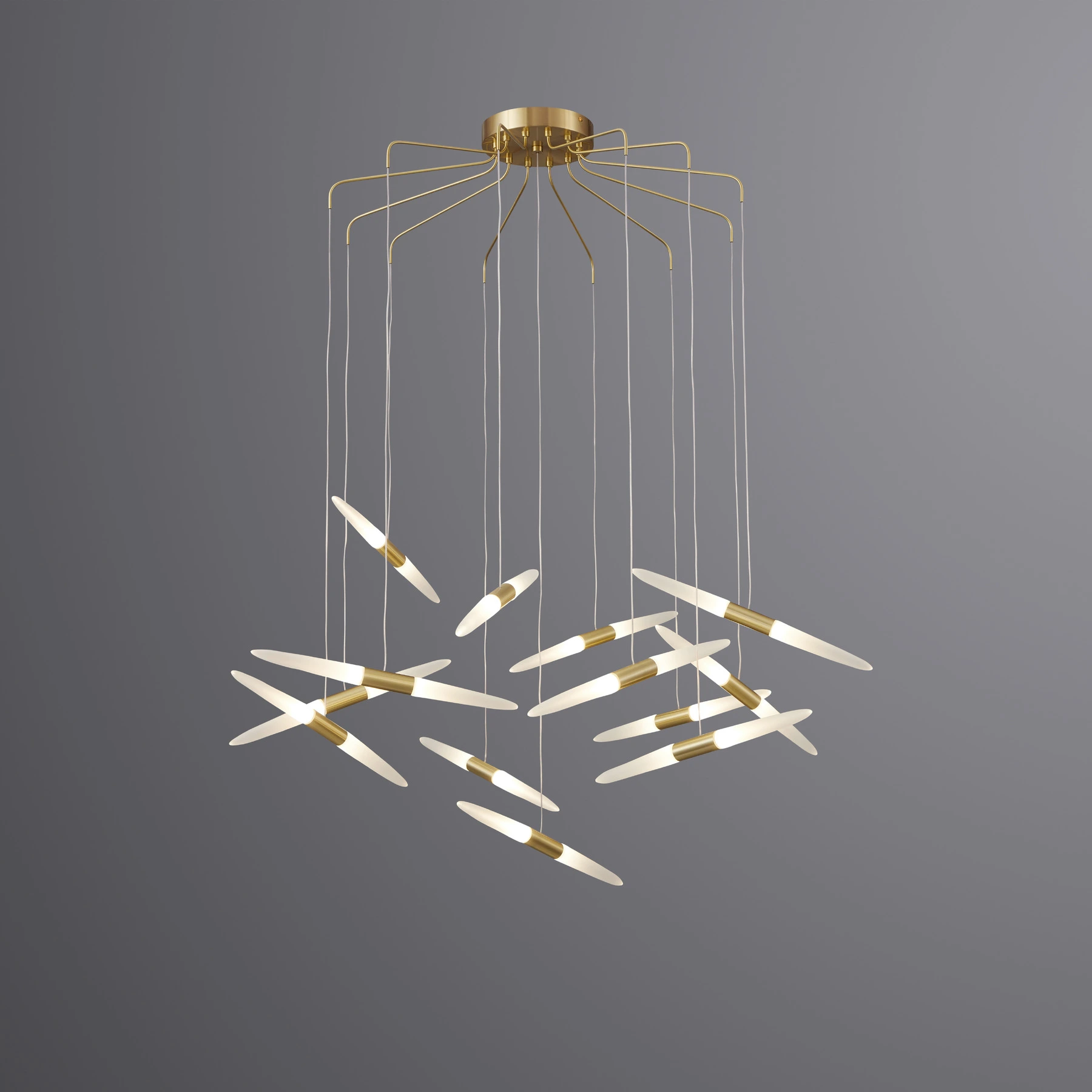 Chandelier 8010-13-Sand gold