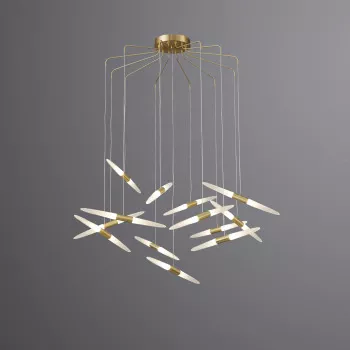 Chandelier 8010-13-Sand gold