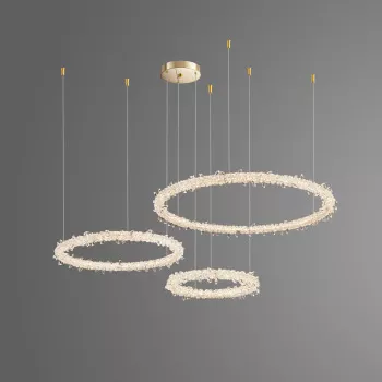Люстра 8001/40+60+80 S-gold (Point fixing)